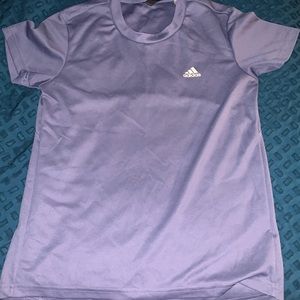 Adidas light violet athletic shirt